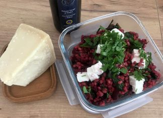 Pęczotto z burakami