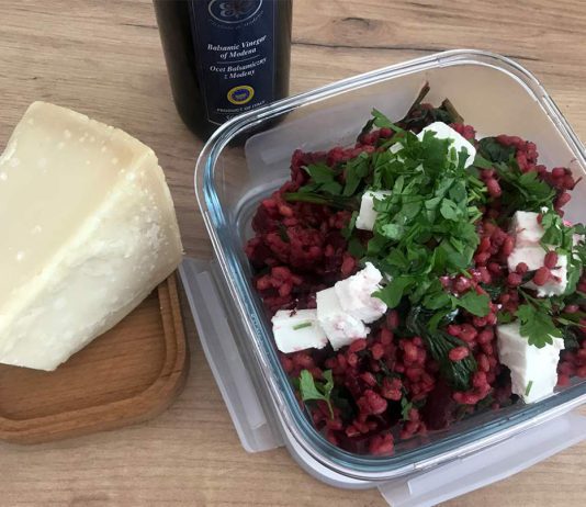 Pęczotto z burakami