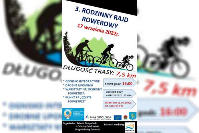 Rodzinny rajd rowerowy