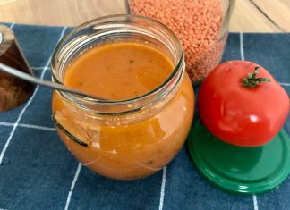 Zupa pomidorowo soczewicowa