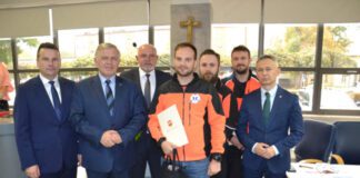 Ratownicy z powiatu tarnowskiego nagrodzeni