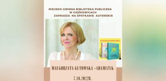 Spotkanie z Małgorzatą Gutowską Adamczyk w ciężkowickim ratuszu
