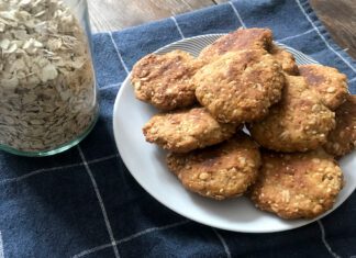 CIasteczka owsiane dyniowe