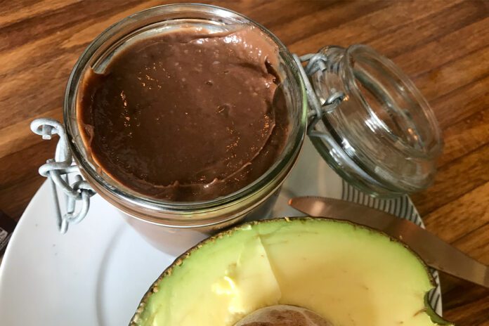 Nutella z awokado i banana