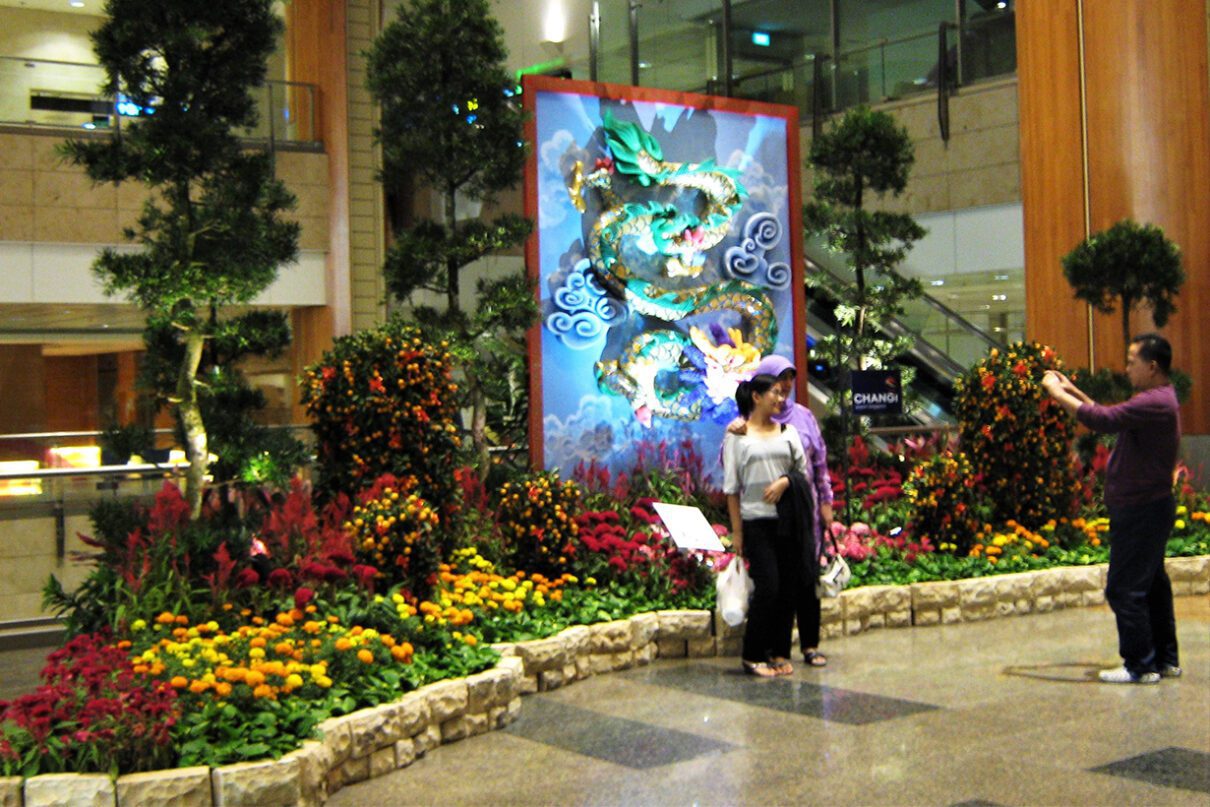 Dekoracje świąteczne w Singapurze