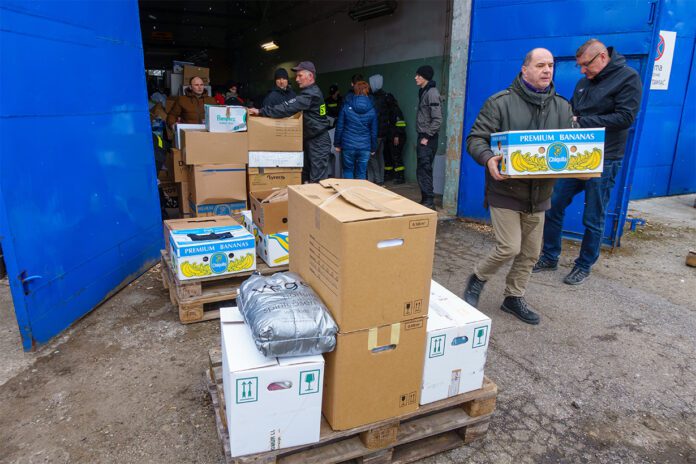 Zbiórka darów dla Ukrainy w powiecie brzeskim
