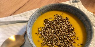 Krem z pomarańczowych warzyw