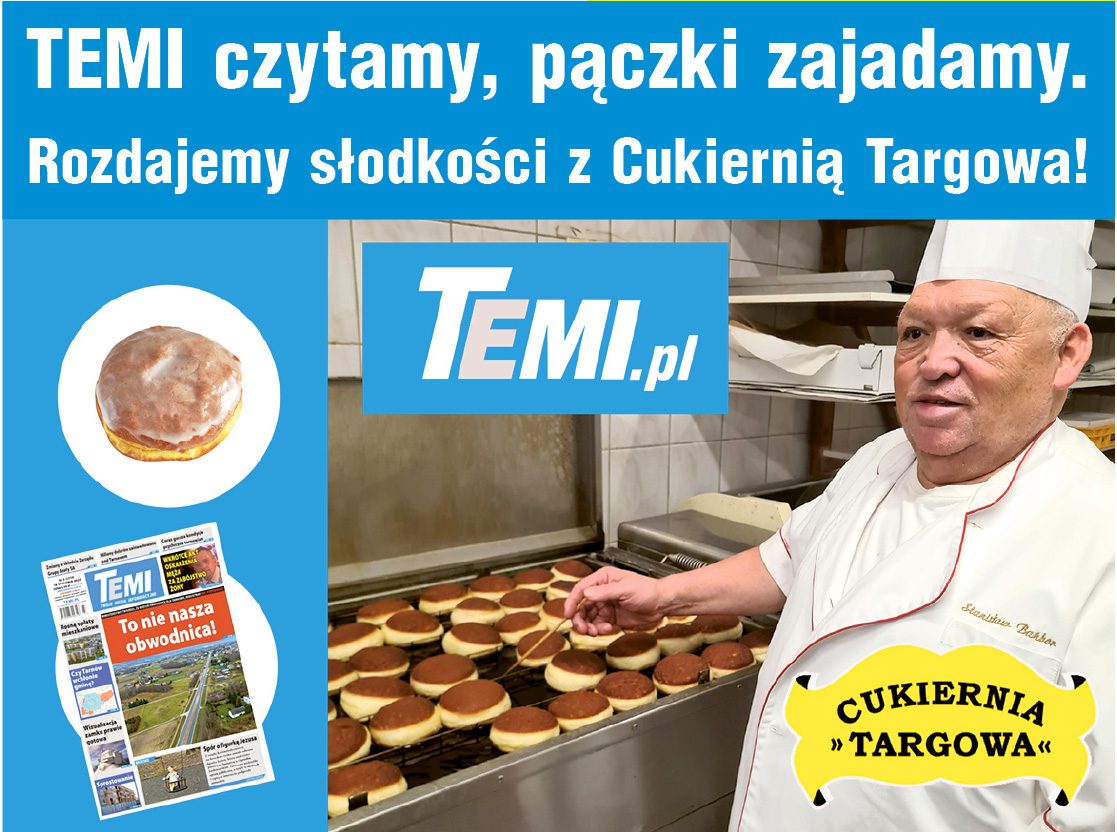 Konkurs - TEMI rozdaje pączki