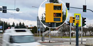 Zgłobice - pierwszy w województwie tak nowoczesny fotoradar