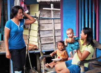 Biała kobieta na Kayuadi