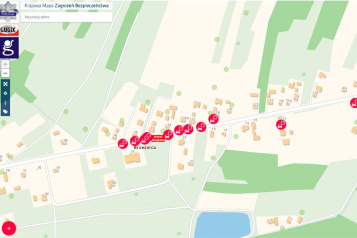 Droga rozjeżdżana przez ciężarówki