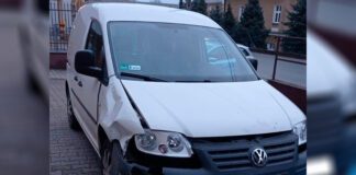 Pijany kierowca zgłosił uszkodzenie samochodu