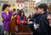 Młodzież z III LO w Tarnowie