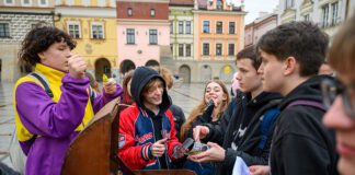 Młodzież z III LO w Tarnowie