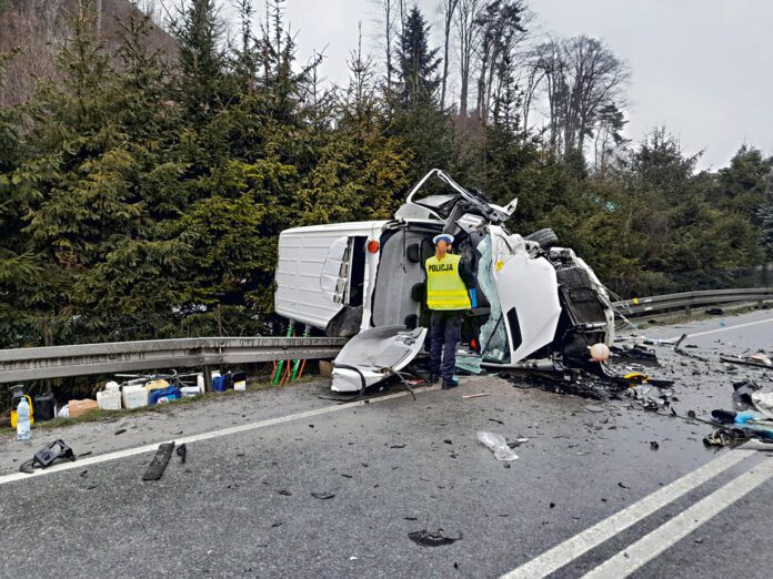 Tragedia na drodze w Czchowie - kareta nie dojechała