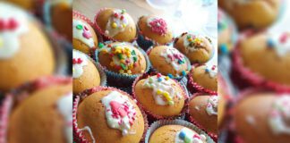 Waniliowe muffinki z migdałami