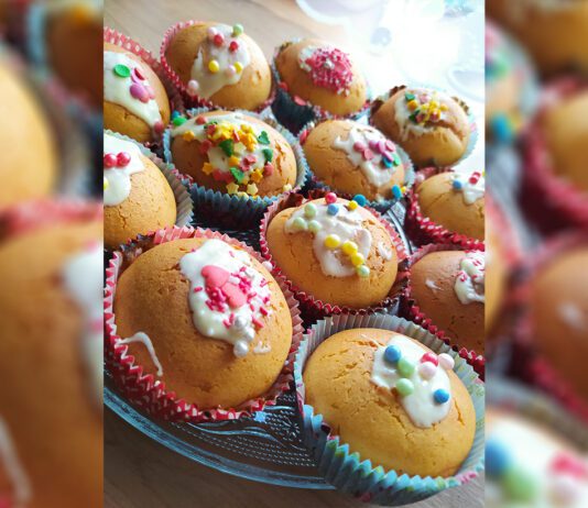 Waniliowe muffinki z migdałami