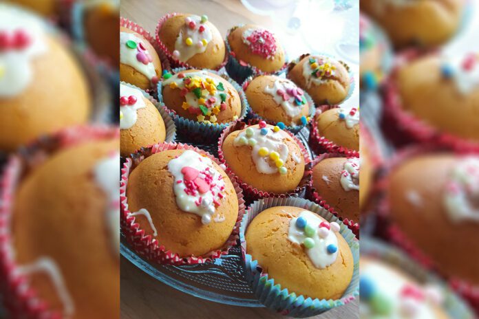 Waniliowe muffinki z migdałami Waniliowe muffinki z migdałami