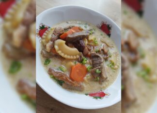 Zupa z suszonych grzybów