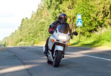 Skuteczny pościg za motocyklistą