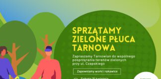 W sobotę sprzątanie zielonych płuc Tarnowa