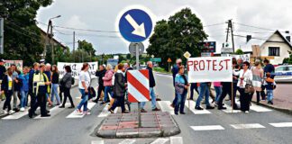 Sądeczanka przebiegnie przez oczyszczalnię - powiat brzeski- protest w Gnojniku