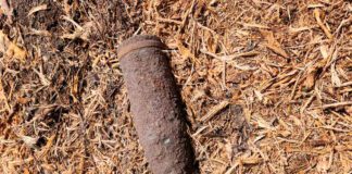 Tam gdzie miał powstać domek odkryto pocisk