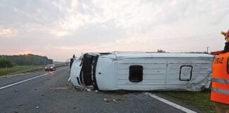 Wypadek na autostradzie A4