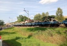 Pławna wojskowy pociąg