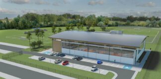 Projekt nowej sali gimnastycznej w Radłowie, fot. UG Radłów