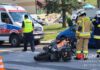 Rzepiennik Strzyżewski - wypadek z udziałem motocykla