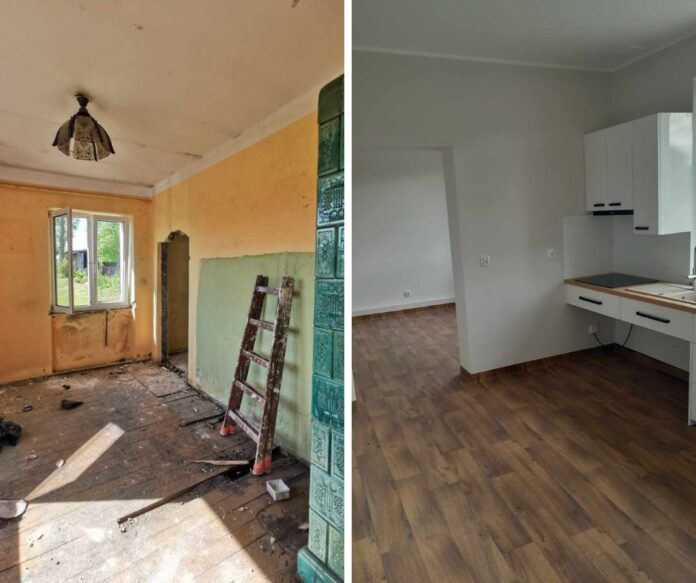 Wyremontowano pomieszczenie pod mieszkanie ochronne w gminie Żabno, fot. UG Żabno.jpg