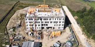 Bryła Komendy Policji w Brzesku gotowa