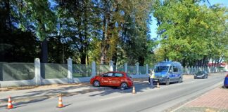 Zderzenie hulajnogi z samochodem Piłsudskiego