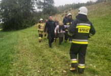 Poszukiwania kobiety, Fot. KMP w Tarnowie