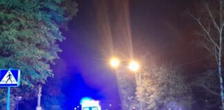 Śmiertelne potrącenie w Rzepienniku Biskupim, fot. OSP Rzepiennik Biskupi