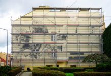 Z inicjatywy Towarzystwa Miłośników Lwowa i Kresów Południowo-Wschodnich powstaje kolejny wielkoformatowy mural historyczny - na ścianie budynku u zbiegu ulic Szerokiej i Lwowskiej