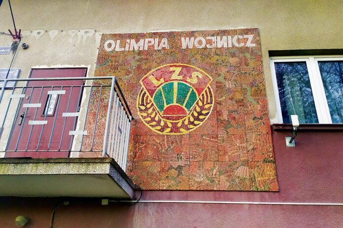 Mozaika z łysogórskiej ceramiki pozostanie w Wojniczu, Fot. Sebastian Czapliński