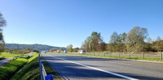 Najgłośniejszy fragment południowej obwodnicy Tarnowa przebiega wzdłuż granicy Rzędzina i Skrzyszowa