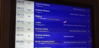 Tarnów odjazdy Krynica