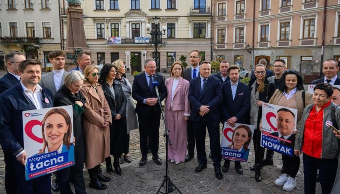 Bartłomiej Sienkiewicz w Tarnowie, fot. Paweł Topolski