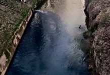 Ciemna ciecz w Uszwicy - WIOŚ prowadzi postępowanie