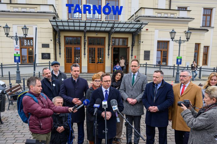 Poseł Dariusz Joński w Tarnowie