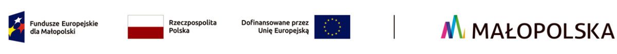 Fundusze Europejskie dla Małopolski - Oferta wiosenna logotypy