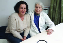 Danuta Hauben z córką Dorotą