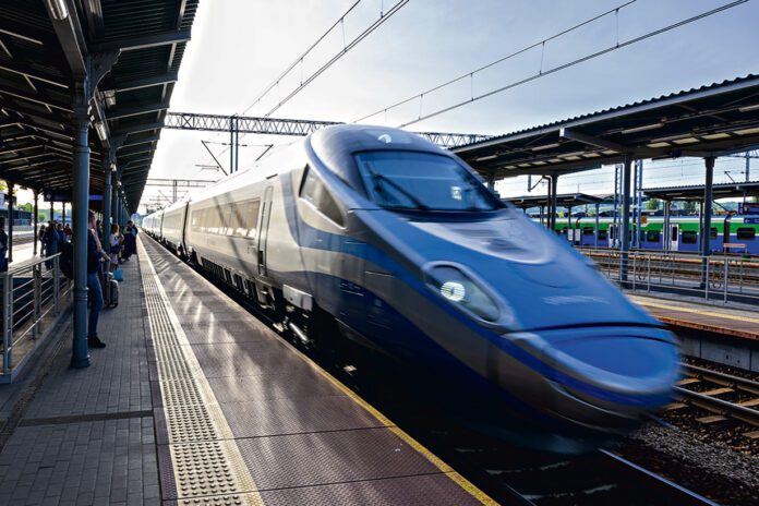 Pociąg widmo na stacji w Tarnowie