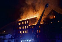 Pożar Młyna Szancera w Tarnowie