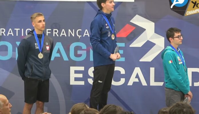 Wspinaczka sportowa - ME Juniorów: Srebro Oskara Szaleckiego