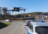 Policyjny dron, fot. KMP w Tarnowie