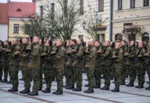 Przysięga terytorialsów w Tarnowie